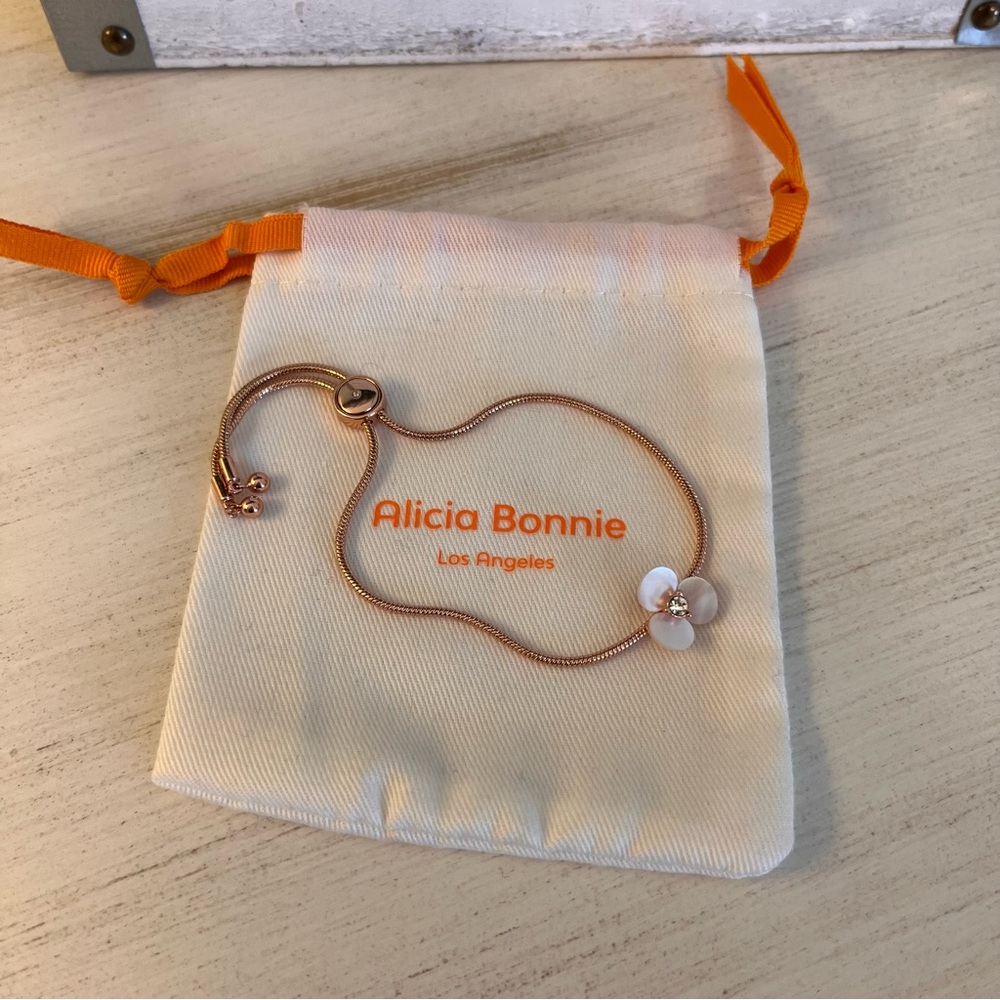 Alicia Bonnie Rose Gold Bracelet NWT
